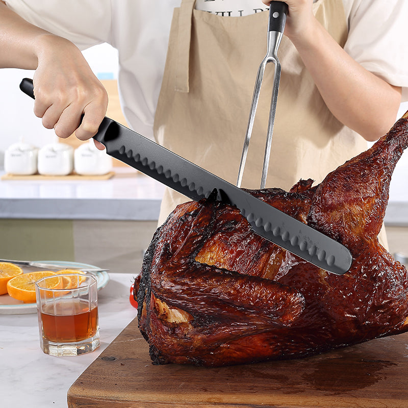 Refresh Coating 5Cr15Mov steel  Ham Knife 12” knife kitchen knives