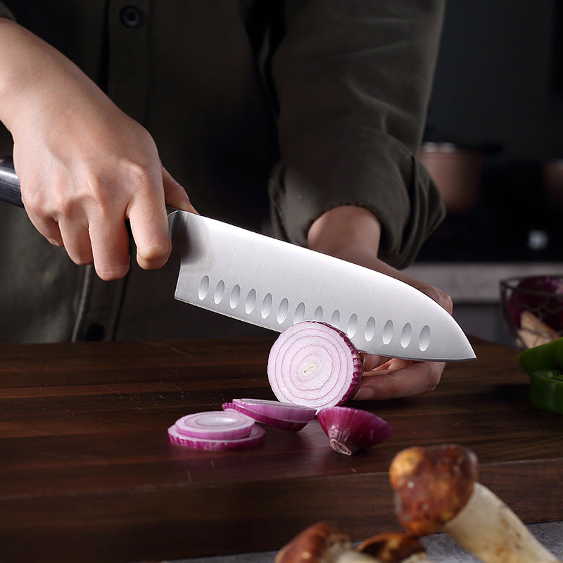 Qian 7 Inch Santoku Knife