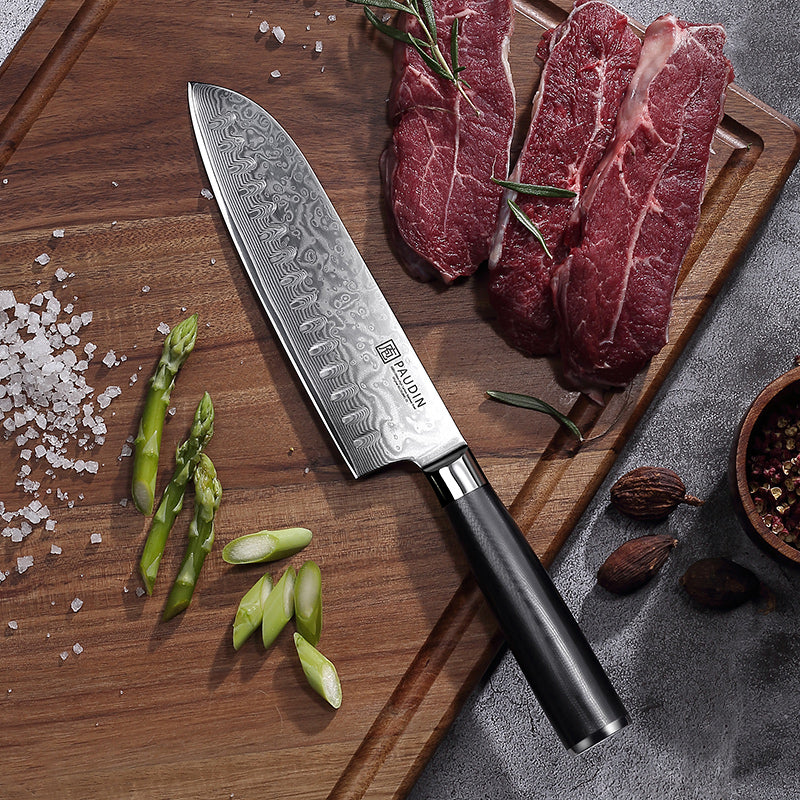 Qian Luxe 7 Inch Santoku Knife