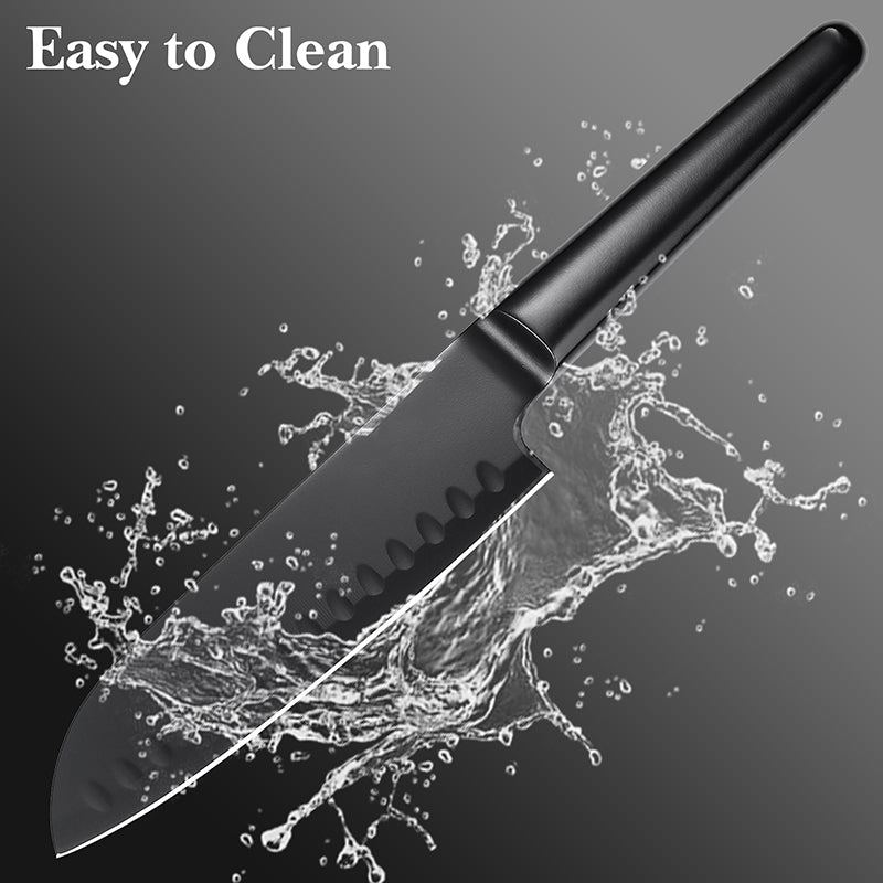 Refresh Coating 5Cr15Mov steel Santoku Knife 7” knife kitchen knives