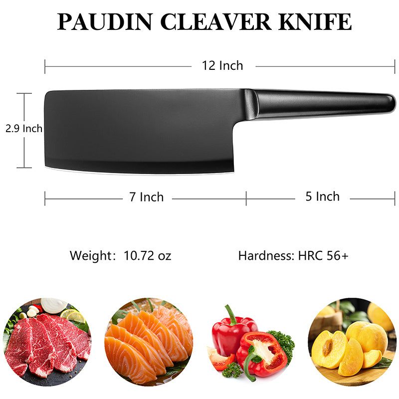 Refresh Coating 5Cr15Mov steel Cleaver Knife 7”knife kitchen knives