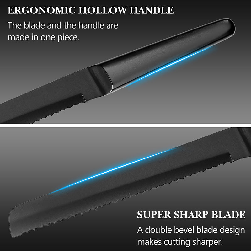 Refresh Coating 5Cr15Mov steel Bread Knife 8” knife kitchen knives