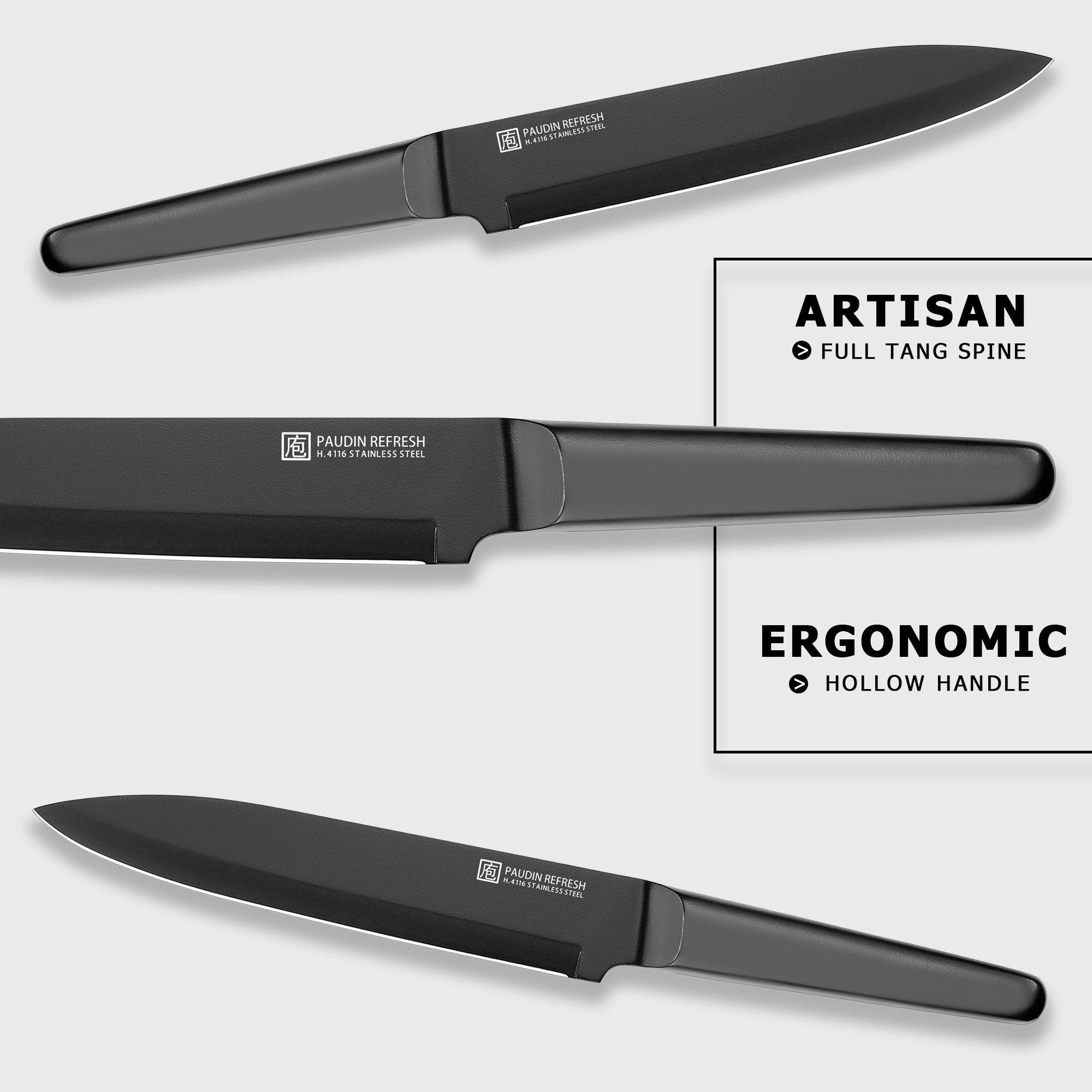 Refresh Coating 5Cr15Mov steel Carving Knife 8” knife kitchen knives