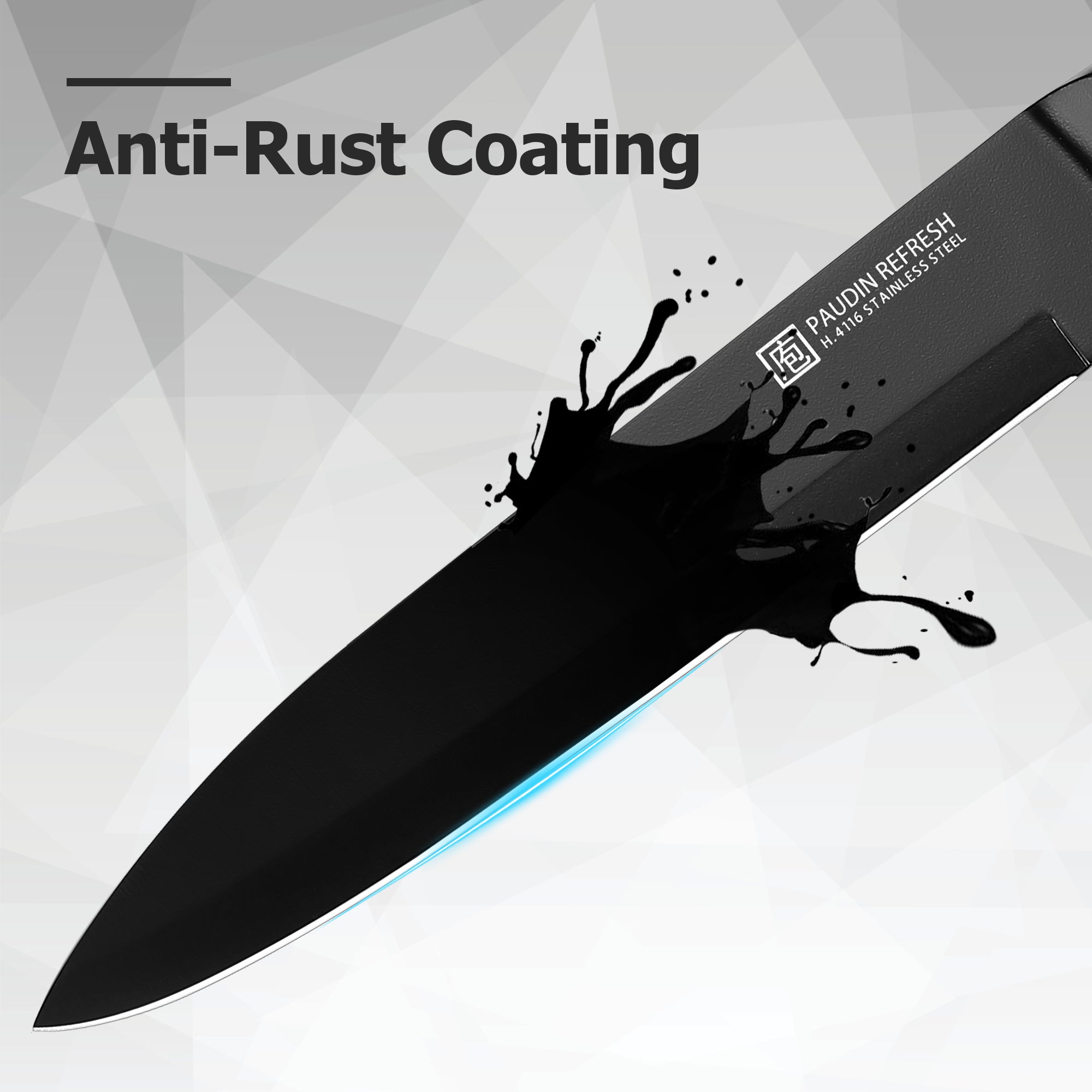 Refresh Coating 5Cr15Mov steel Carving Knife 8” knife kitchen knives