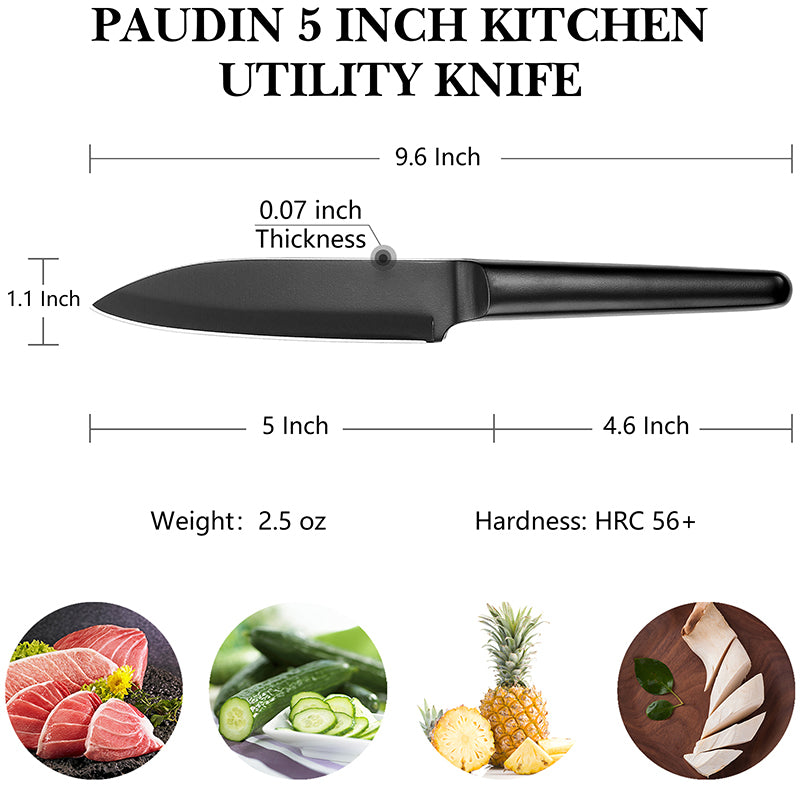 Refresh Coating 5Cr15Mov steel Utility Knife 5” knife kitchen knives