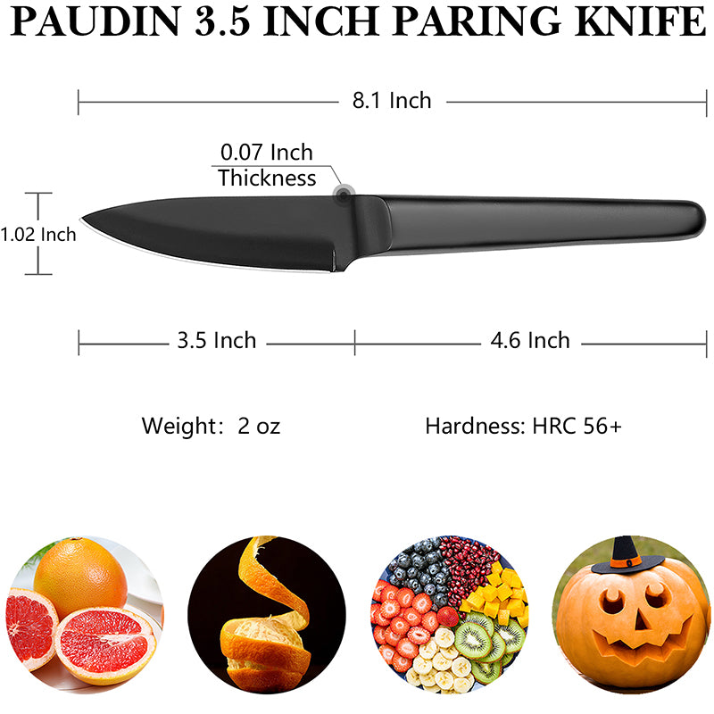Refresh Coating 5Cr15Mov steel Paring Knife 3.5” knife kitchen knives