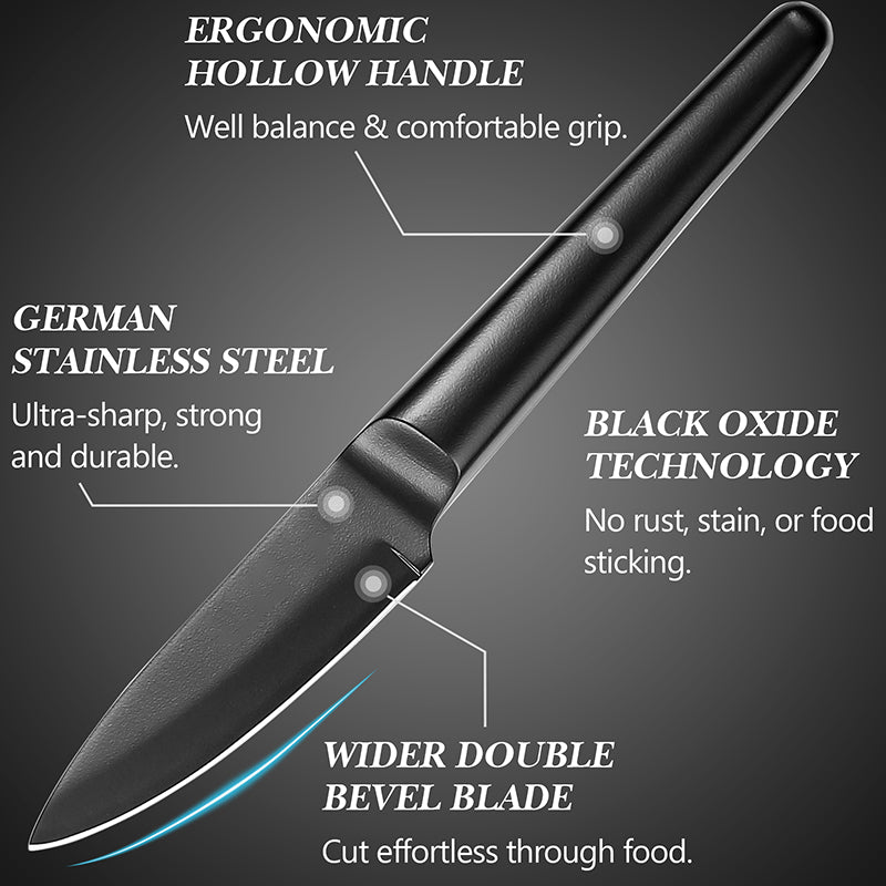 Refresh Coating 5Cr15Mov steel Paring Knife 3.5” knife kitchen knives