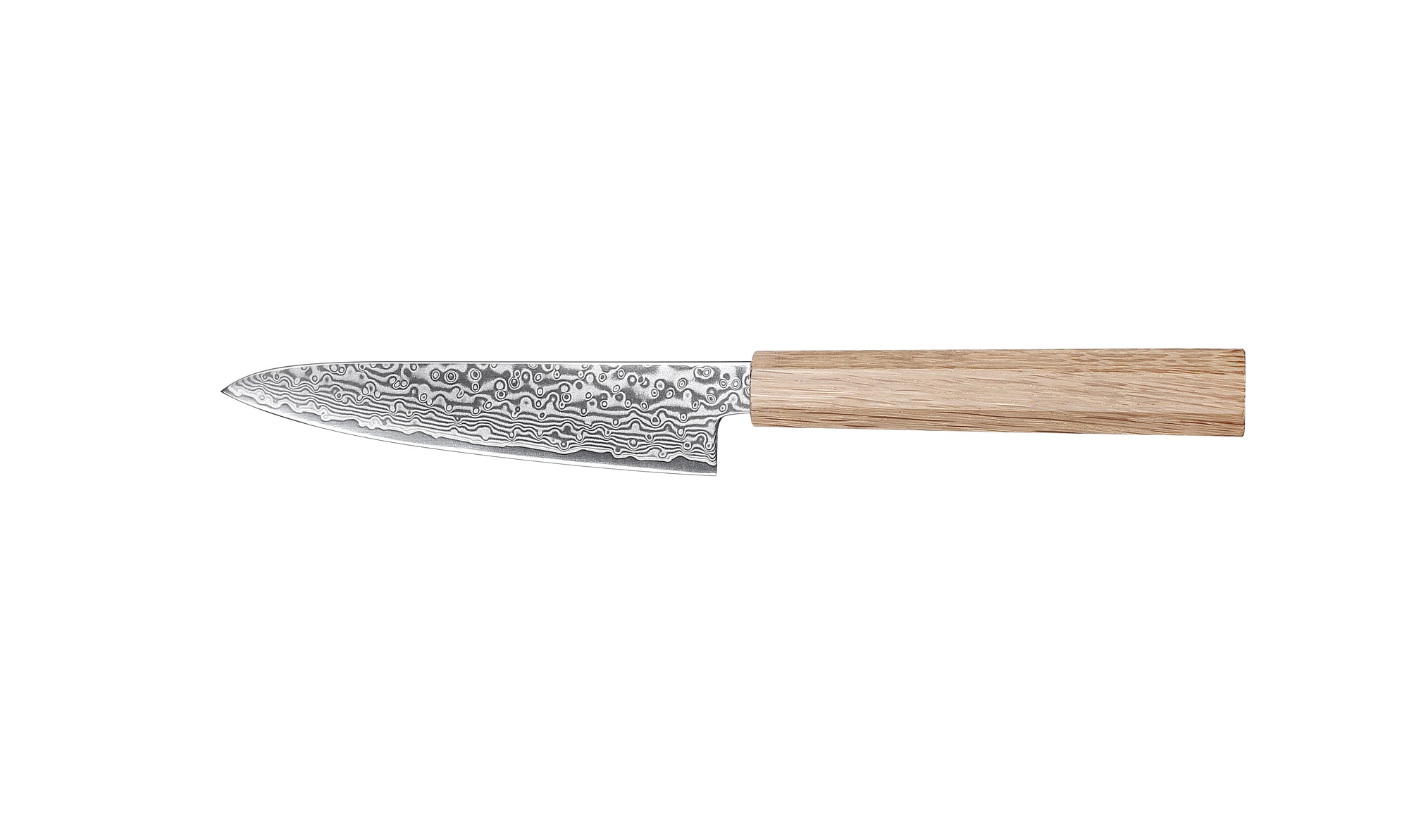 Shizuku knives Utility knife 5 inch Knife 67 layers of Damascus Steel Light Pakkawood Handle Knife Set Kitchen knives