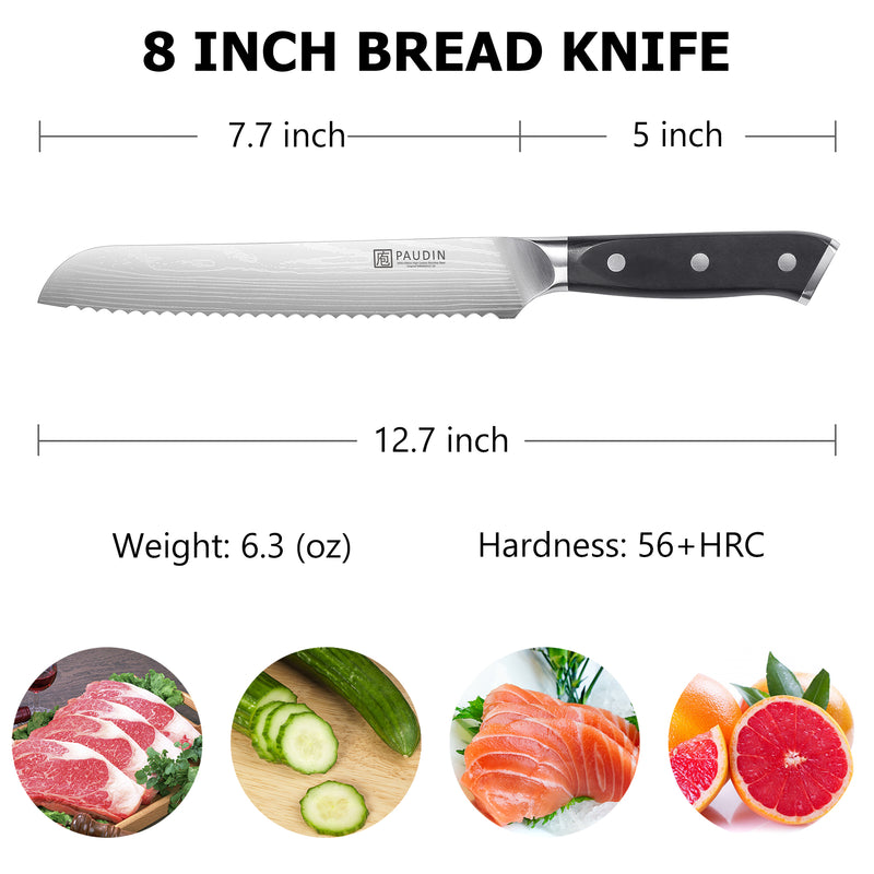Davinci bread Knife 8”