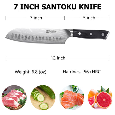 Davinci Santoku Knife 7”