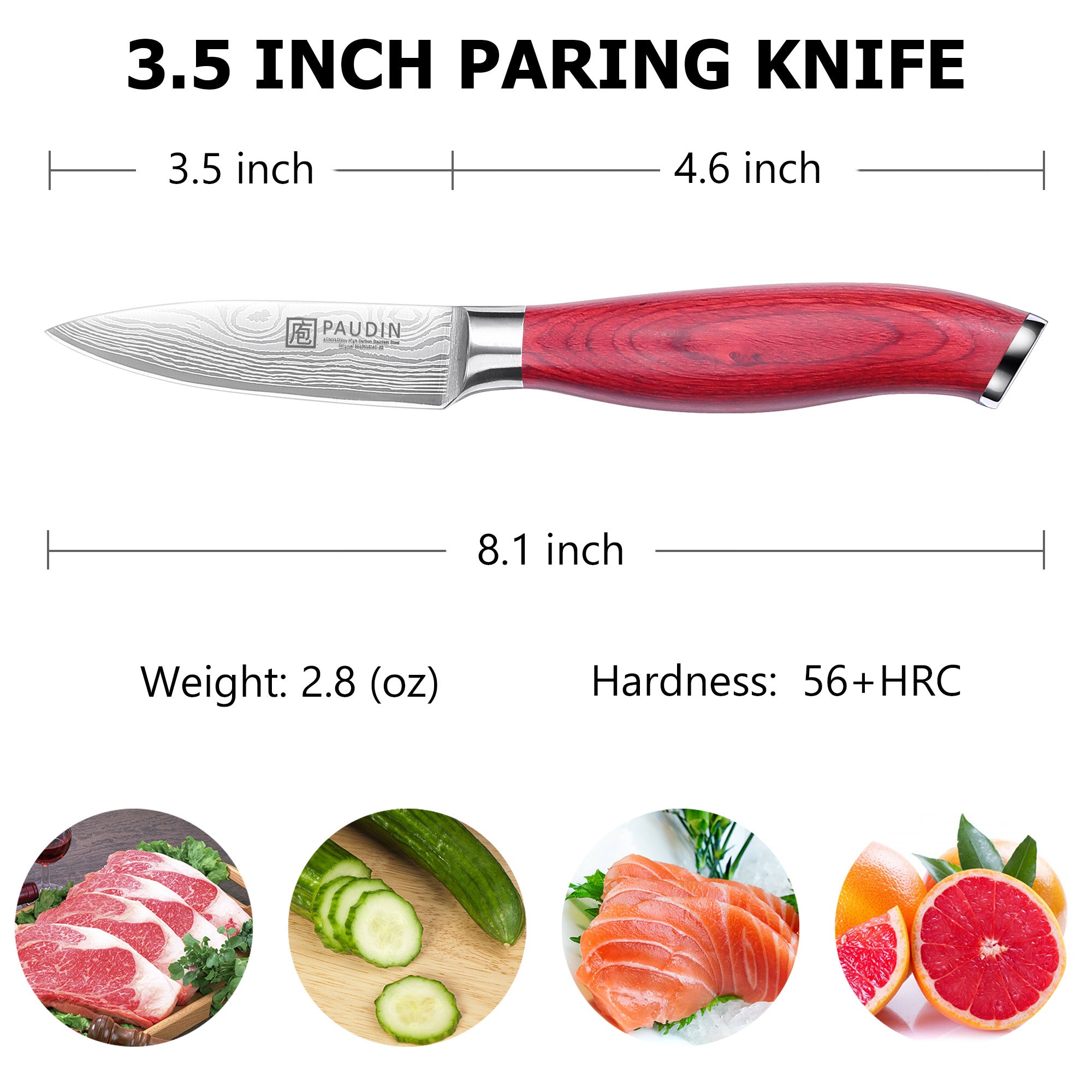 Agate 3.5 Inch Paring Knife