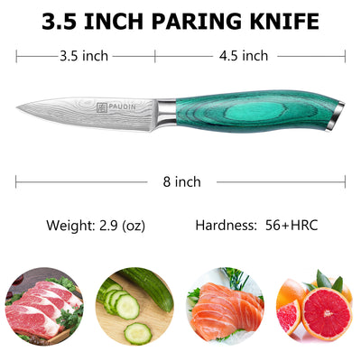 Jade 3.5 Inch Paring Knife