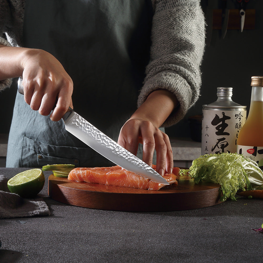 Hammered 8" Carving Knife