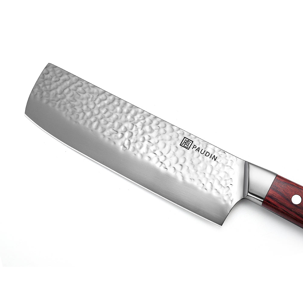 Hammered Vintage 7" Cleaver Knife