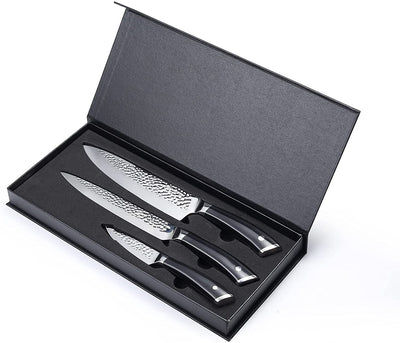 Hammered Pro 3-In-1 Knife Boxed Set