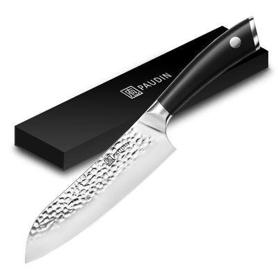 Hammered Pro 7" Santoku Knife