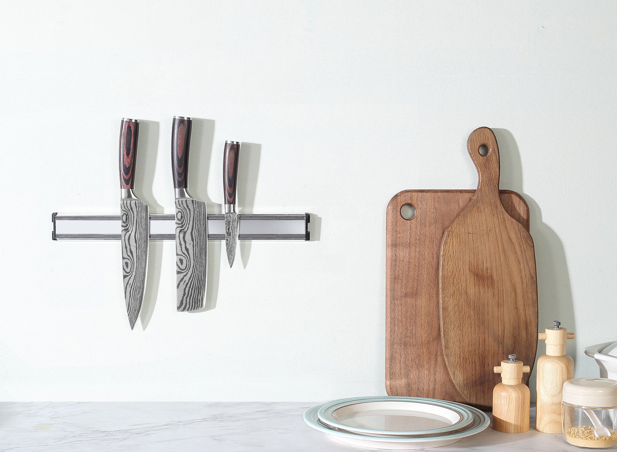 PAUDIN Kitchen Knife Set, 3-Pieces Chef Knife Set with Razor-Sharp