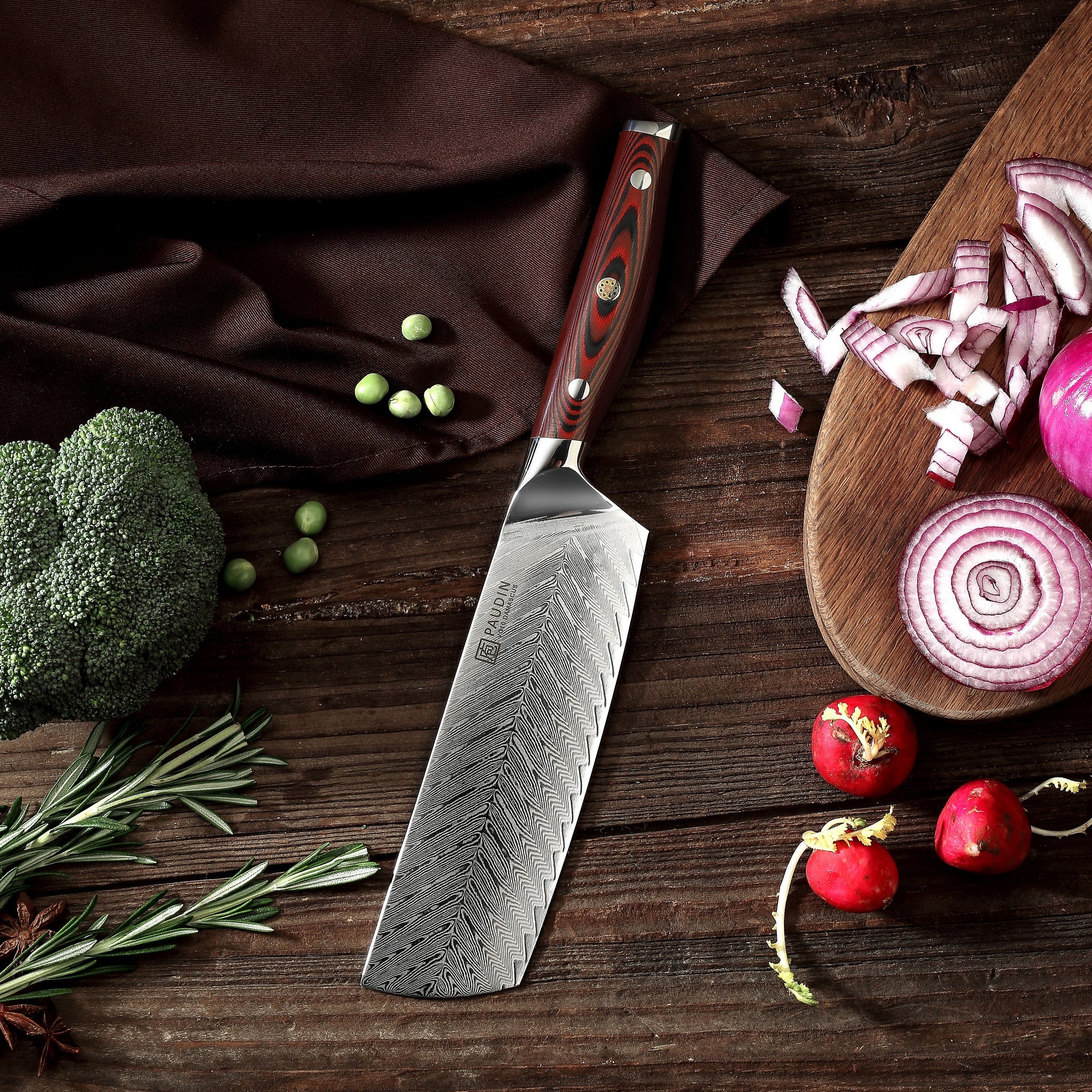 Cloud Premium 7 Santoku Knife - Paudin