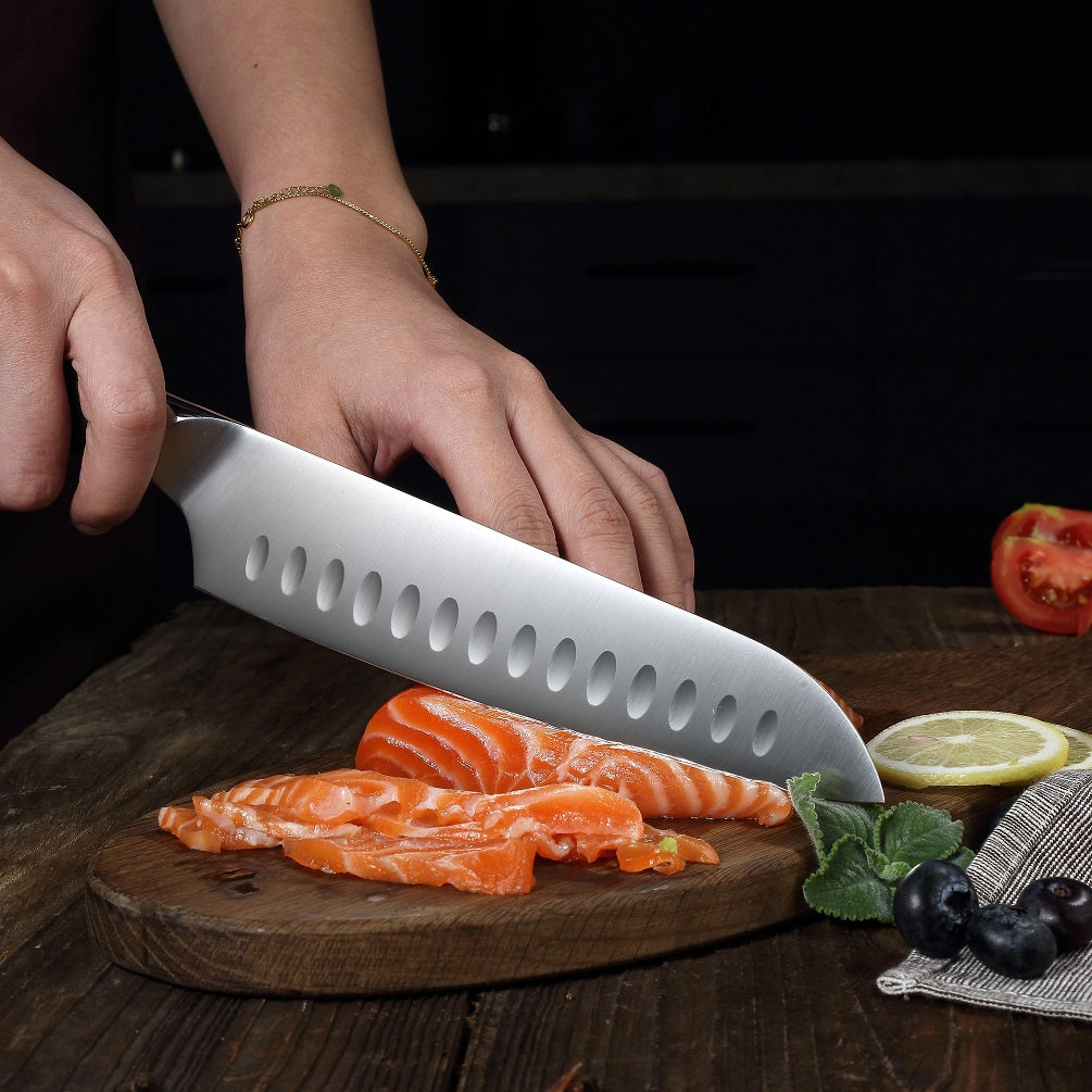 Ultra Dark Premium 7" Santoku Knife