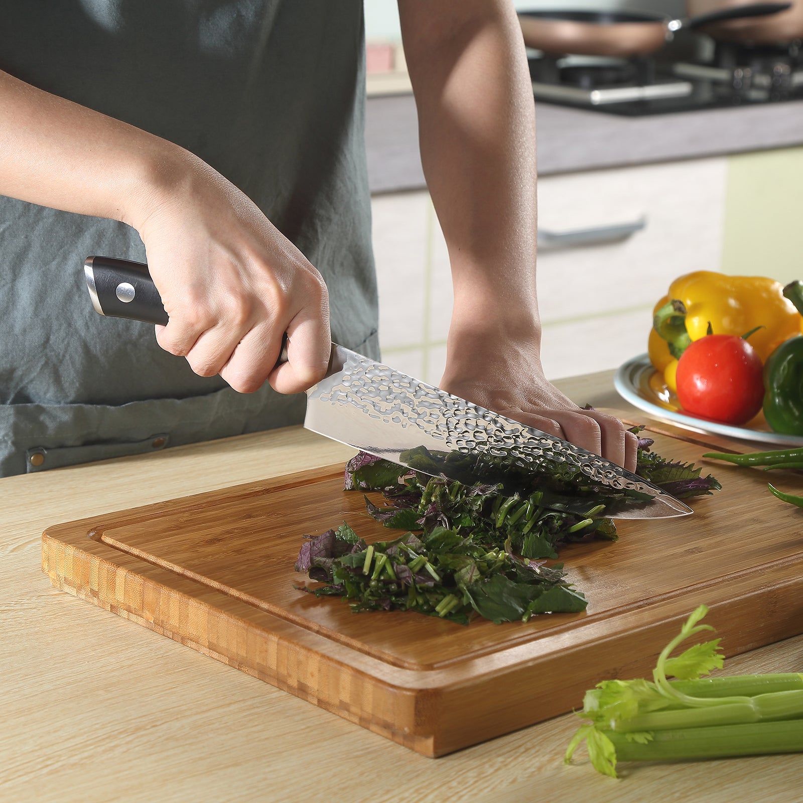 Hammered Pro 8" Chef's Knife