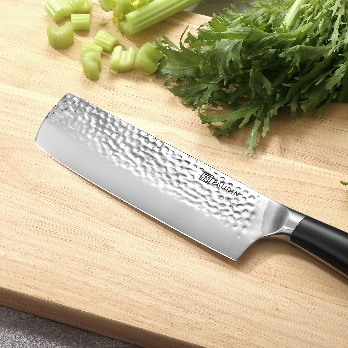 Hammered Pro 7" Cleaver Knife